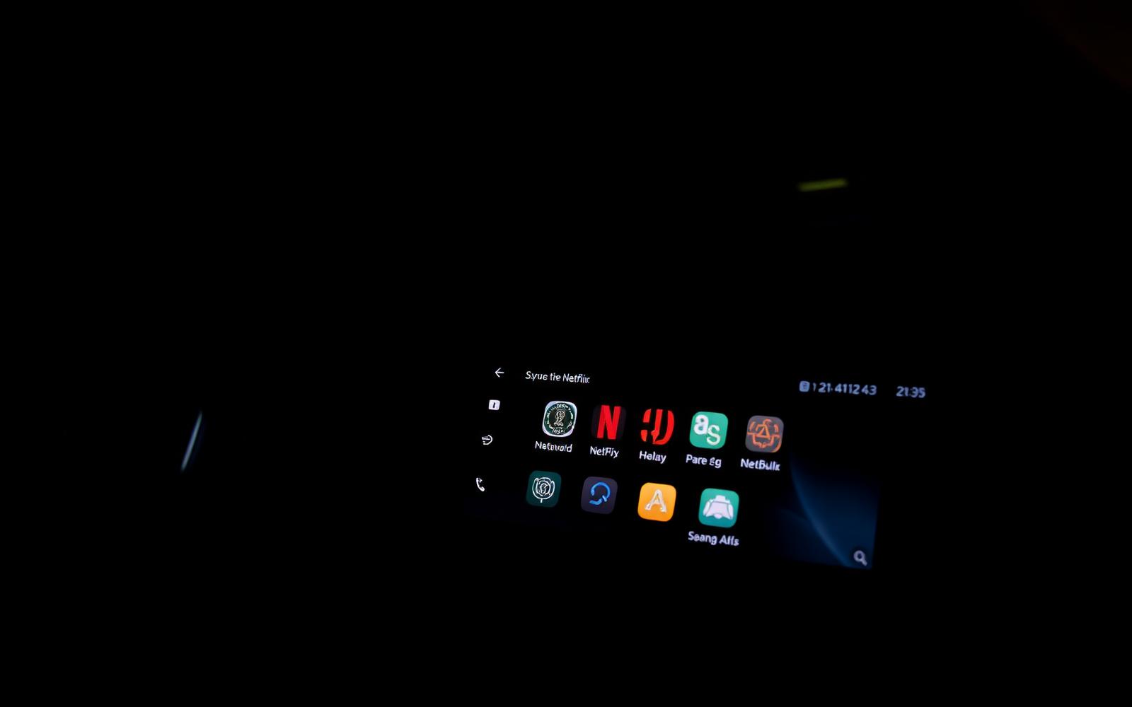CarPlay com Netflix instalado